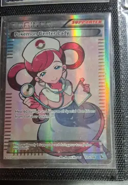 Pokemon Center Lady (105 Full Art) 105/106 Flashfire Holo X2 - Image 1