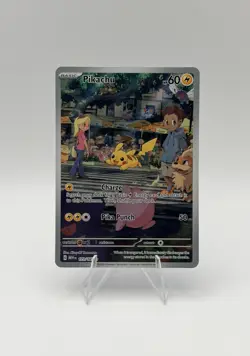 Pokemon Pikachu 173/165 Scarlet & Violet 151 Illustration Rare Full Art - Image 1