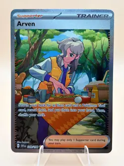 Arven 249/198 Special Illustration Rare Scarlet & Violet Pokemon Near Mint - Image 1
