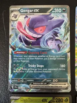 Pokemon TCG EX Holo Lot Of 4 Gengar ex Tapu Koko ex Alolan Exeggutor ex - Image 2