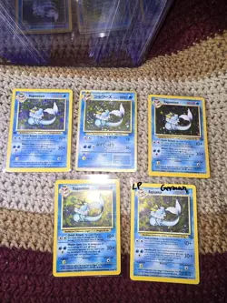 Pokemon TCG (5) Vaporeon Jungle Card Lot Mix Different Version And Language - Image 2