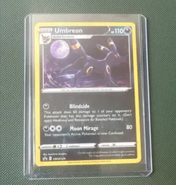 Pokemon TCG Umbreon SWSH129 Promo Regular Holo Card Sword & Shield English - Image 1