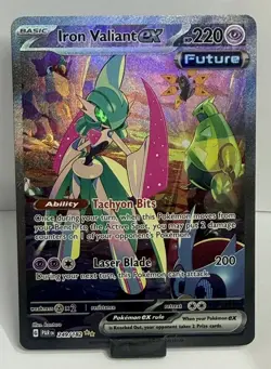 Iron Valiant ex 249/182 Pokemon Paradox Rift Special Illustration Rare - Image 1
