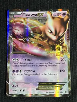 Mewtwo EX - 54/113 - Ultra Rare - Legendary Treasures - Pokemon Card - LP - Image 1