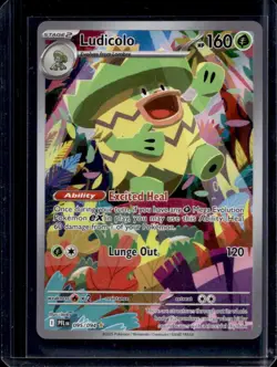 2025 Pokemon Phantasmal Flames Ludicolo Illustration Rare #095/094 - Image 1