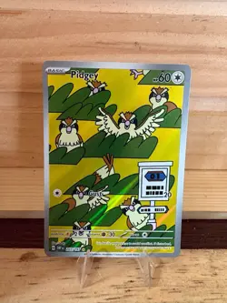 The Pokemon Company Pidgey SV03: Obsidian Flames Illustration Rare Holo 207/197 - Image 1