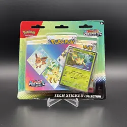 Pokemon TCG: Prismatic Evolutions Tech Sticker Collection Leafeon - Sealed / New - Image 1