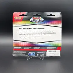 Pokemon TCG: Prismatic Evolutions Tech Sticker Collection Leafeon - Sealed / New - Image 2