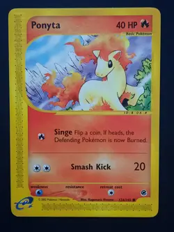 Pokemon Ponyta Expedition Base Set [Lightly Played] e-Reader 126/165 - Image 1