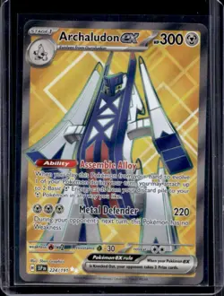 2024 Pokemon Surging Sparks Archaludon Ex #224/191 - Image 1