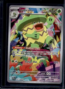 2025 Pokemon Phantasmal Flames Ludicolo Illustration Rare #095/094 - Image 1