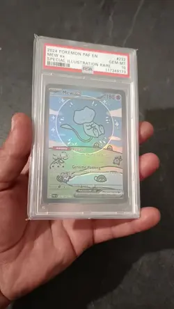 Pokemon Mew ex 232/091 PSA 10 GEM MINT Bubble Mew Paldean Fates SIR EN - Image 2
