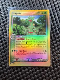 2003 Pokemon Ruby & Sapphire #20 Sceptile Reverse Holo LP+ - Image 1