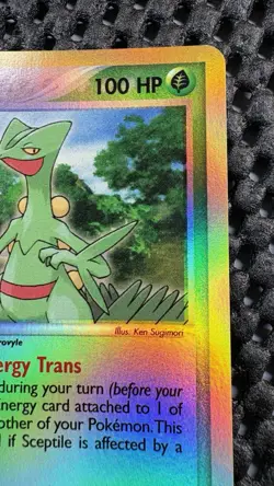 2003 Pokemon Ruby & Sapphire #20 Sceptile Reverse Holo LP+ - Image 3