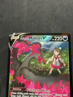Pokemon TCG Galarian Moltres V TG20/30 Full Art Ultra Rare Holo Astral Radiance - Image 3