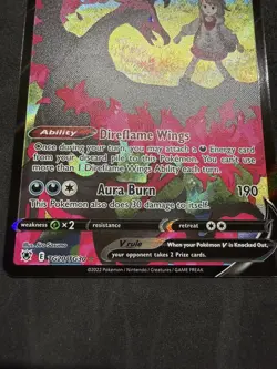 Pokemon TCG Galarian Moltres V TG20/30 Full Art Ultra Rare Holo Astral Radiance - Image 4