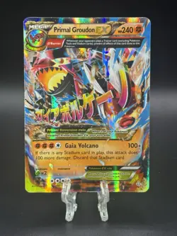 Pokemon Primal Groudon EX Full Art Ultra Rare Holo XY Primal Clash 86/160 - Image 1