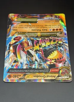 Pokemon Primal Groudon EX Full Art Ultra Rare Holo XY Primal Clash 86/160 - Image 2