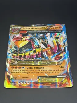 Pokemon Primal Groudon EX Full Art Ultra Rare Holo XY Primal Clash 86/160 - Image 3