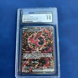 Oricorio ex Pokemon 2024 Black Star Promos 024 Mega Charizard UPC CGC Graded 10 - Image 1