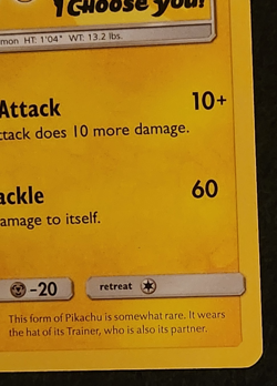2017 Pokemon SM Black Star Promos Ash's Pikachu #SM111 EX-NM - Image 4