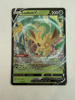 Pokemon Leafeon V 007/203 Evolving Skies Ultra Rare Holo NM - Image 1