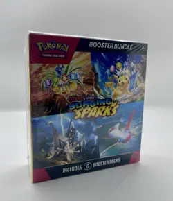 POKEMON Scarlet & Violet Surging Sparks BOOSTER BUNDLE (6 Booster Packs) Sealed - Image 1