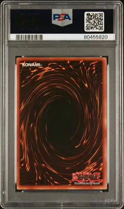 2002 YUGIOH PSV-000 JINZO REVERSE FOIL SECRET RARE PSA 6 EX #80455820 - Image 2