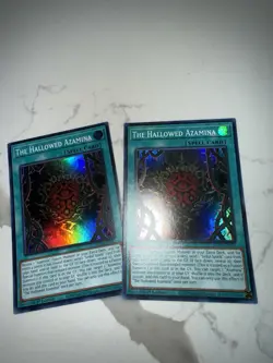 x2 The Hallowed Azamina Super Rare Rage of the Abyss ROTA-EN053 NM - Image 1