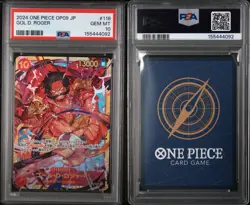 2024 One Piece Op09 Jp #118 Gol D Rodger SEC PSA 10 - Image 3