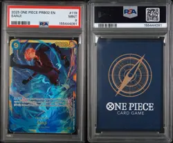 One Piece 2025 Prb02 EN Sanji #119 Sec PSA 9 - Image 3