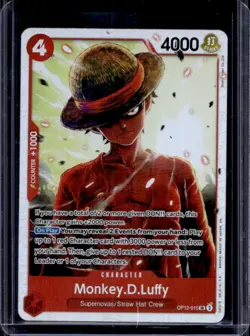 2025 One Piece Legacy of the Master Monkey.D.Luffy Super Rare #OP12-015 - Image 1