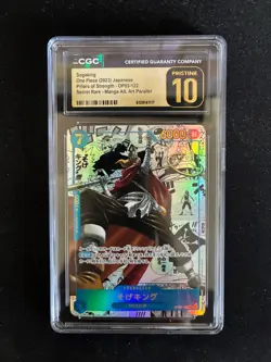 CGC Pristine 10 Sogeking Manga Alternate Art OP03-122 One Piece Card Game JPN - Image 1