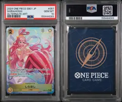 2024 One Piece Eb01 JP Shirahoshi #057 ALT ART PSA 10 - Image 3