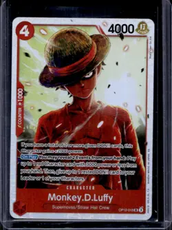 2025 One Piece Legacy of the Master Monkey.D.Luffy Super Rare #OP12-015 - Image 1