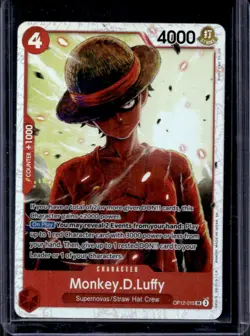 2025 One Piece Legacy of the Master Monkey.D.Luffy Super Rare #OP12-015 - Image 1