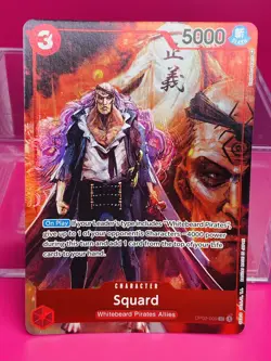 Squard OP02-009 | Paramount War - English | UC Alt Box Topper | One Piece NM - Image 1
