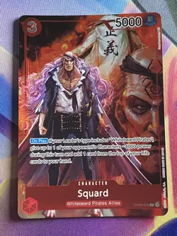 Squard OP02-009 | Paramount War - English | UC Alt Box Topper | One Piece NM - Image 2