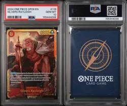 2024 One Piece Op08 Silvers Rayleigh #118 SEC PSA 10 - Image 3