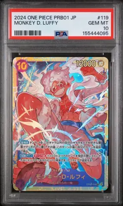 2024 One Piece JP PRB01 Monkey D Luffy #119 SEC PSA 10 - Image 1