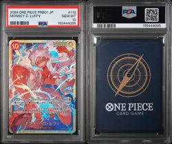 2024 One Piece JP PRB01 Monkey D Luffy #119 SEC PSA 10 - Image 3