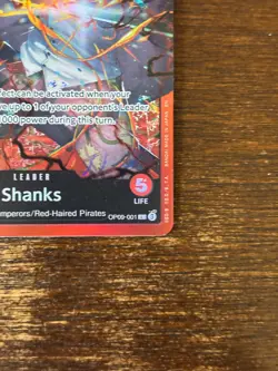 Shanks OP09-001 Leader - One Piece TCG - Starter Deck 23 Foil Near-Mint English - Image 4