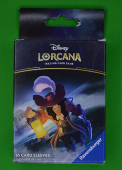 Captain Hook - Disney Lorcana TCG 65 Card Sleeves (New Sealed Box) - Image 1