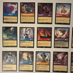 Disney Lorcana – FABLED!! 📦 Lot Common & Uncommon Cards! 3 foil 36 cards total - Image 4