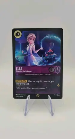 Disney Lorcana TCG: Elsa Exploring the Unknown 22/P3 - Promo - NM - Image 1