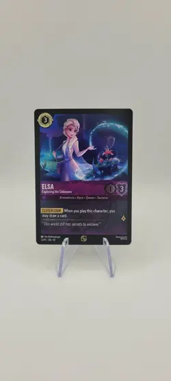 Disney Lorcana TCG: Elsa Exploring the Unknown 22/P3 - Promo - NM - Image 2