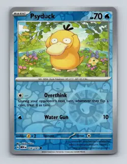 Psyduck 054 2023 Pokemon Scarlet & Violet MEW 151 Reverse Holo Card NM+ (b) - Image 1