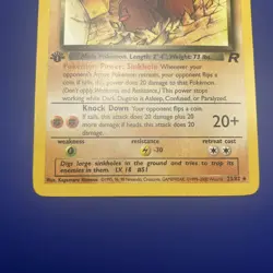 Dark Dugtrio 23/82 1st Edition Team Rocket Non Holo Pokemon Card - NM/MINT - Image 4