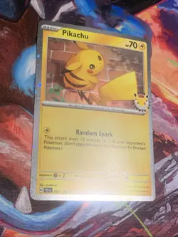Pokemon Pikachu TCG Holo Card 051/162 Pokemon Day Stamped Promo NM - Image 3