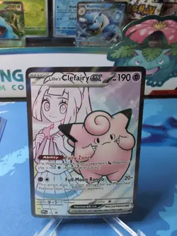 Lillie's Clefairy ex Promo SV: Scarlet & Violet Promo Cards 195 NM - Image 1